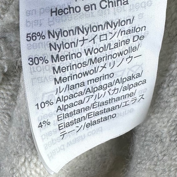 Madewell Kent Open Cardigan Sweater Sz Small Oversized Gray Wool Pockets Cozy - Picture 5 of 5